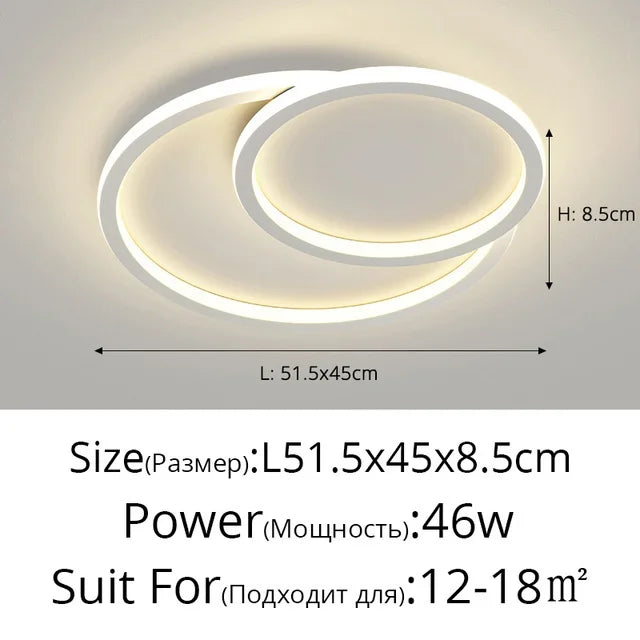 Afralia™ Modern Nordic Chandeliers for Master Bedroom and Living Room