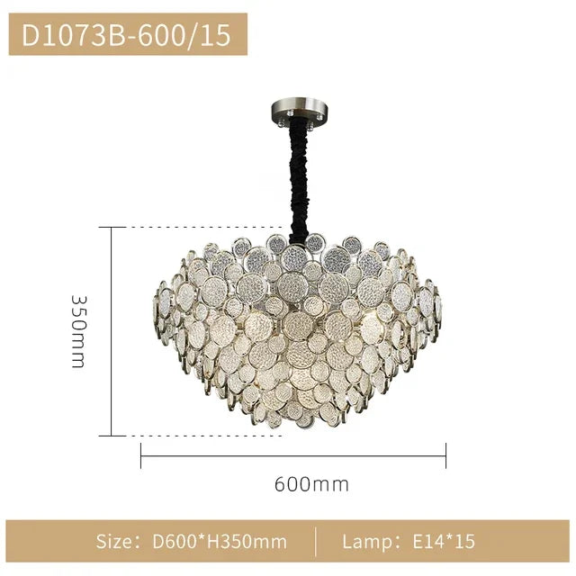 Afralia™ Nordic Lux LED Ceiling Chandelier for Villa Living Room Dining Bedroom