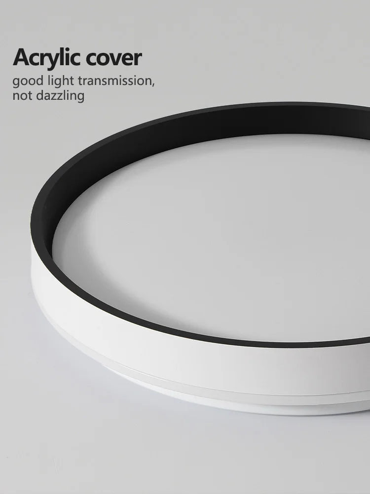 Afralia™ LED Ceiling Lamp: Simple Modern Round Study Bedroom Balcony Light