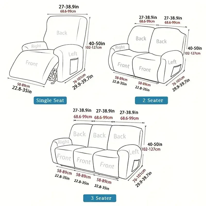 Afralia™ Stretch Sofa Couch Slipcover for Electric Chair - Svetanya Collection