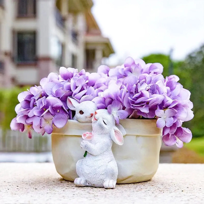 Afralia™ Bunny Succulent Planter Pot for Garden and Patio Decor