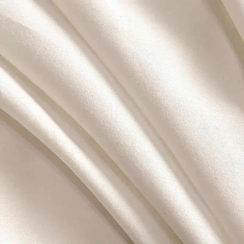 Afralia™ Embroidered Cotton Bedding Set: Luxury Hepburn Style Duvet Cover 220x240, Skin Friendly