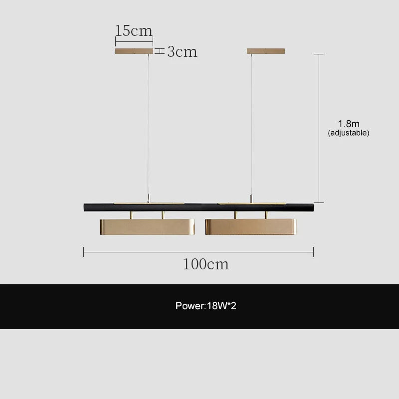 Afralia™ Modern Minimalist LED Pendant Light for Living Dining Room Kitchen Chandelier