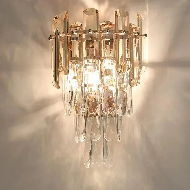 Afralia™ Modern K9 Crystal Chandelier for Living Room, Bedroom, and Kitchen Island