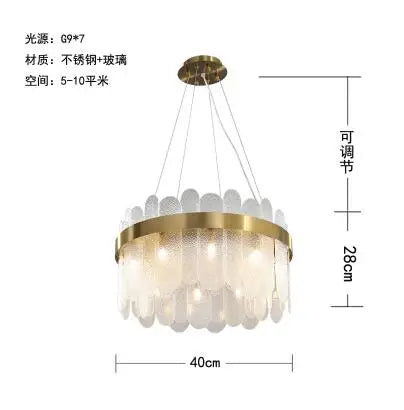 Afralia™ Nordic Smoke Grey Glass Chandelier Pendant Light for Living Room Bedroom Dining