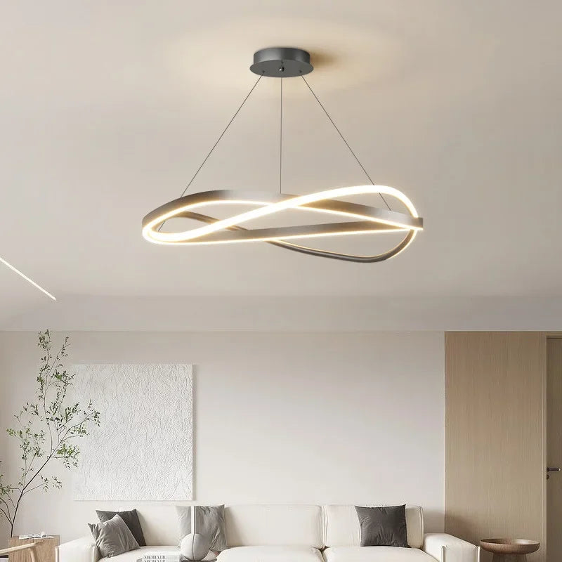 Afralia™ Modern LED Pendant Light - Stylish Hanging Chandelier