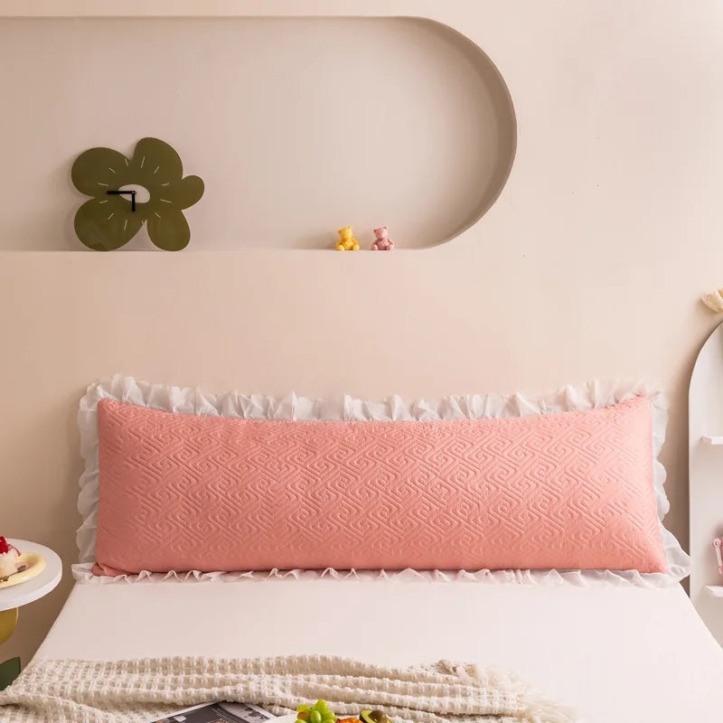 Afralia™ Waterproof Ins Fashion Thicken Quilted Long Body Pillow Cover Bedding
