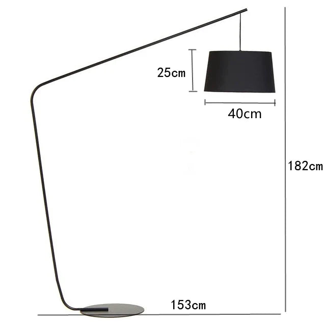 Afralia™ LED Fishing Floor Lamp - Remote Control, Study, Bedroom, Living Room Lighting