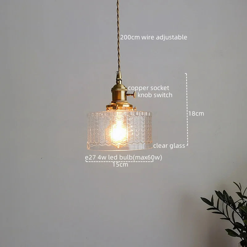 Afralia™ Green Glass LED Pendant Lamp for Modern Home Decor and Lighting Fixtures