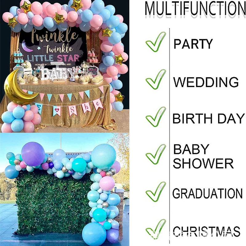 Afralia™ Balloon Arch & Garland Kit for Wedding, Birthday, Party Decorations