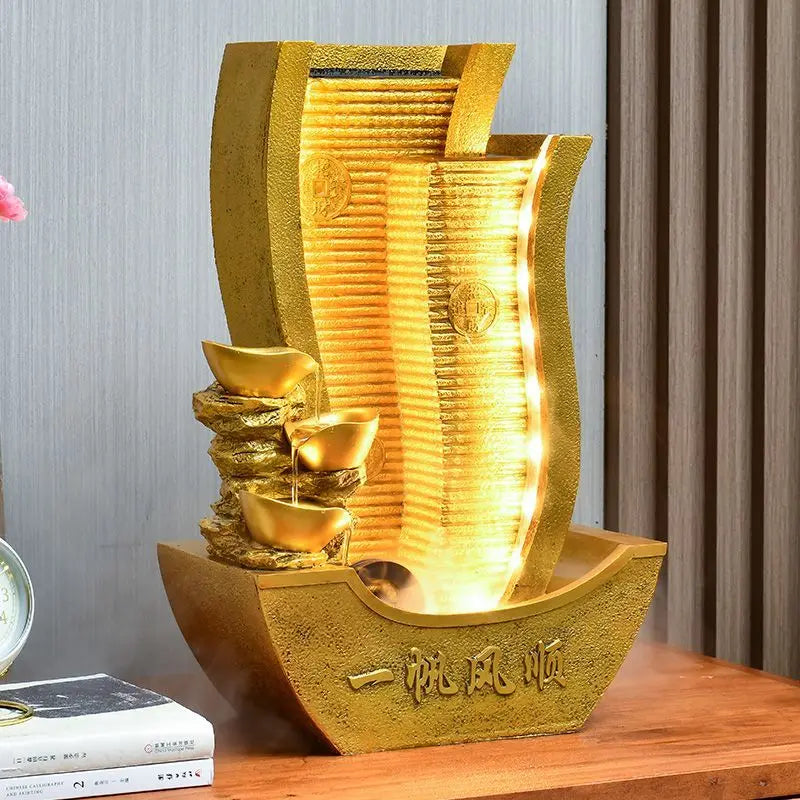 Afralia™ Circulating Water Fountain: Office & Living Room Wealth Attracting Decoration