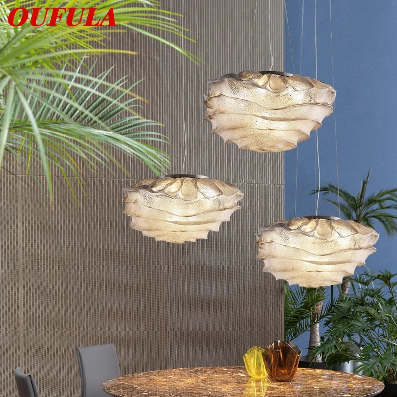 Afralia™ Tulip Flowers LED Pendant Lamp for Fashionable Art Decor in Living Room and Bedroom