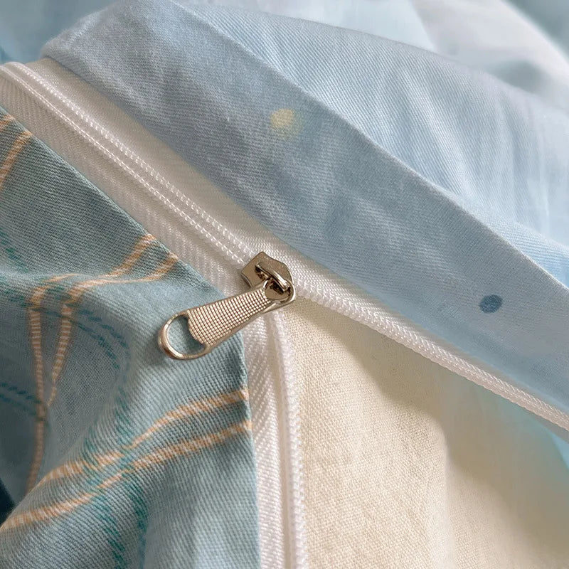 Afralia™ Cotton Cartoon Printed Bedding Set for All Seasons