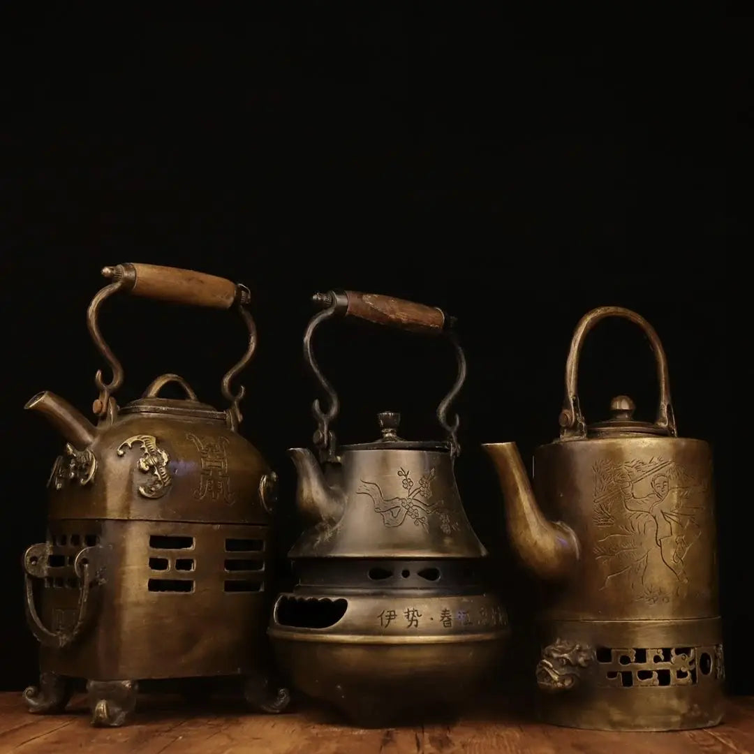 Afralia™ Antique Collection: Charcoal Fire Stoves, Warm Wine Pots, Copper Teapots & Home Decor