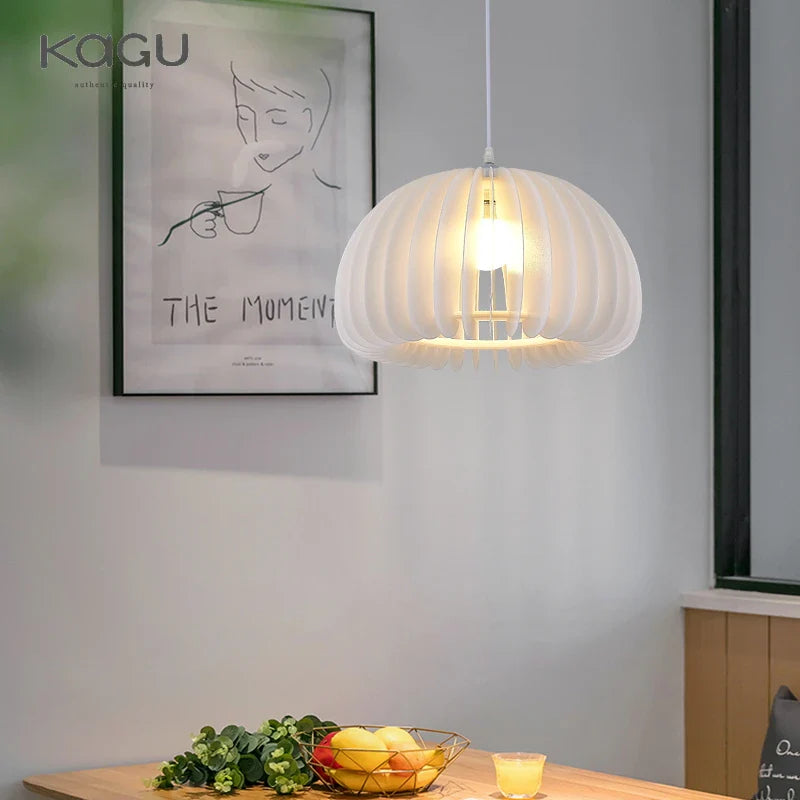 Afralia™ Modern Pumpkin Art Ceiling Chandelier Pendant Lights for Home Décor