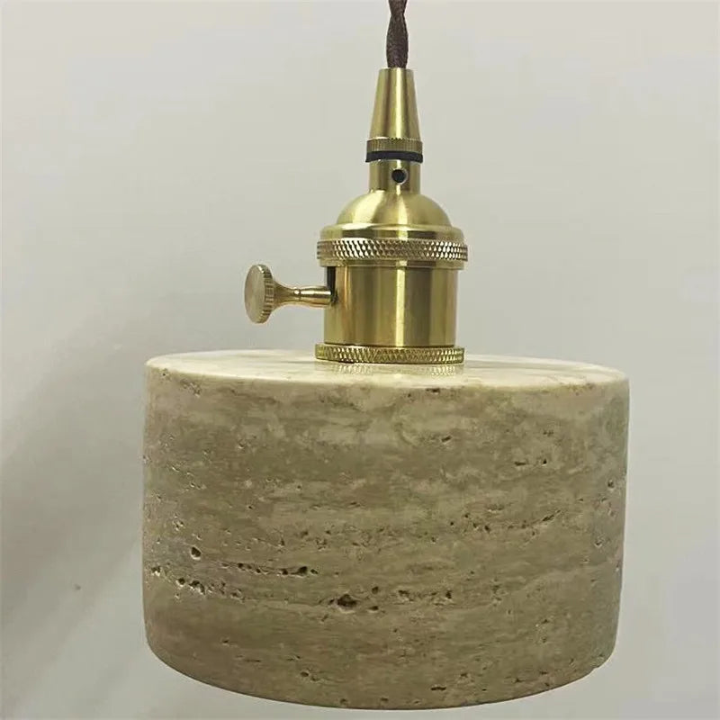 Afralia™ Nordic Copper Socket LED Pendant Light for Bedroom Dinning Living Room