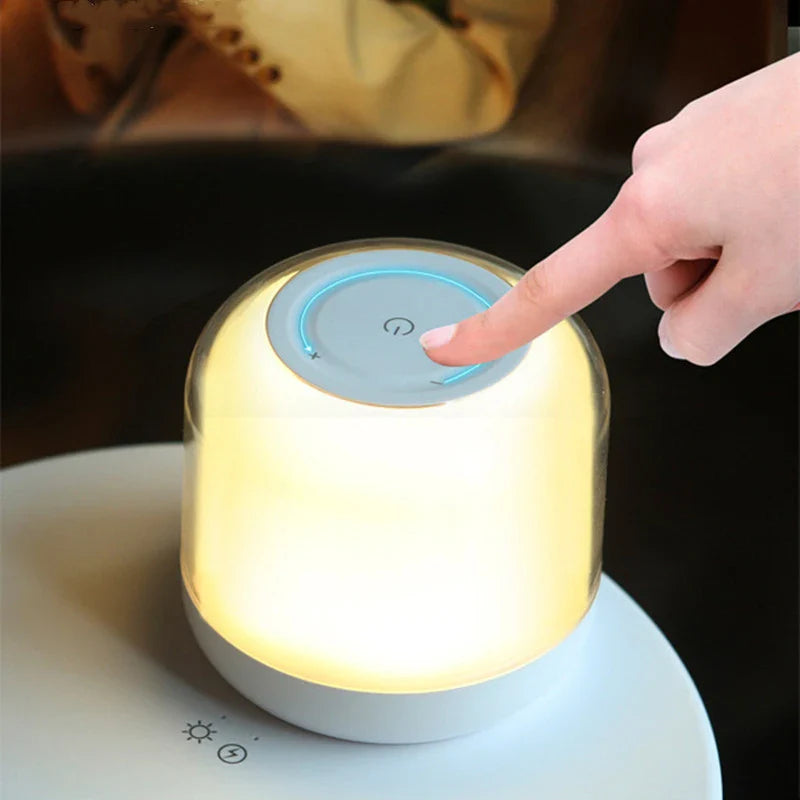 Afralia™ LED Light Wireless Charger Table Lamp for iPhone Samsung Huawei - Wireless Charging Pad