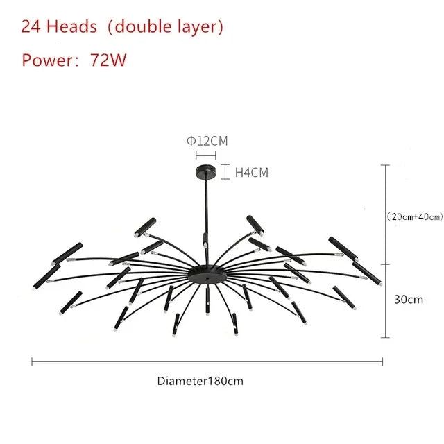 Afralia™ Art Pendant Chandelier - Nordic LED Indoor Lighting Fixture