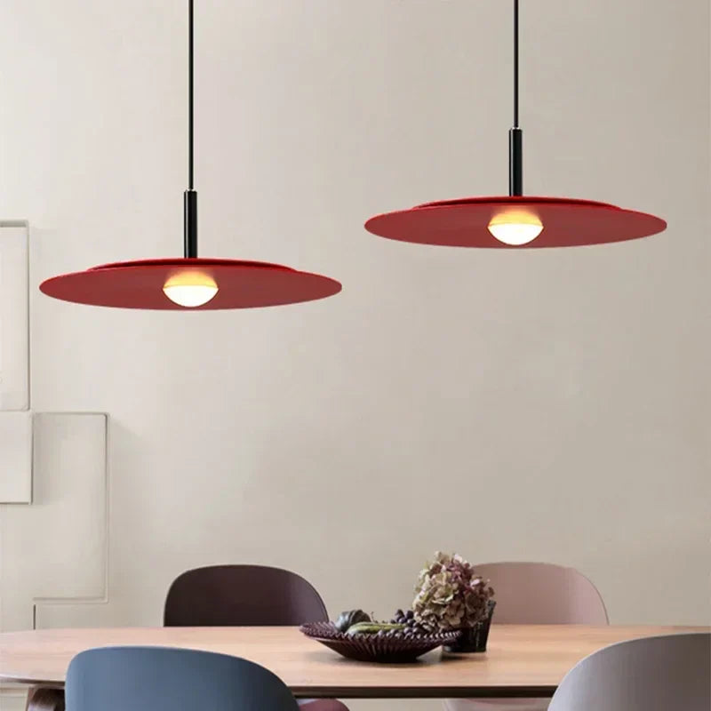 Afralia™ Flying Saucer LED Chandelier: Nordic Modern Kitchen Bedroom Decorative Lighting Lamp