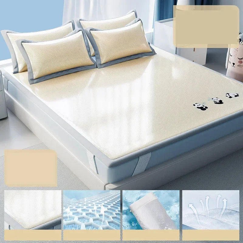 Afralia™ Cooling Antibacterial Mattress: High-quality, Skin-friendly, Breathable, Foldable, Summer Mat Protector