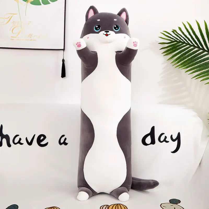 Afralia™ Long Pillow: Soft, Comfortable, Cute Plush Toy for Kids, Girlfriend, Schoolmate - Ideal Gift