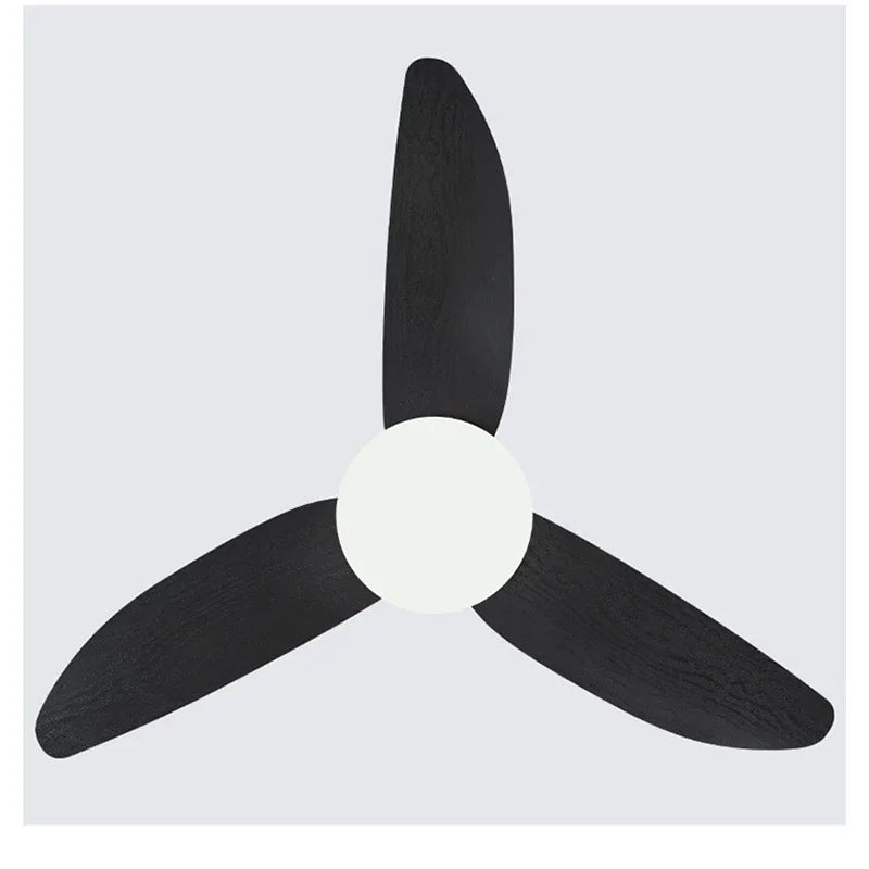 Afralia™ 30W Remote Control Ceiling Fan with Light - Modern Minimalist Design