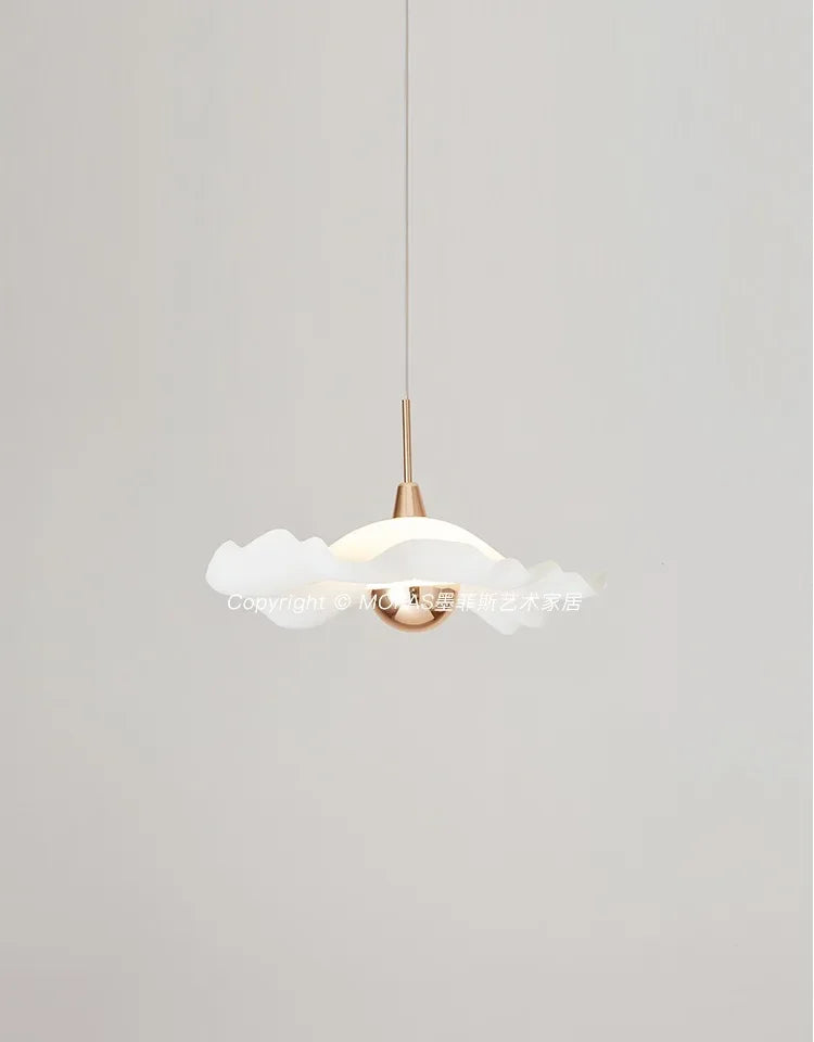 Afralia™ Lotus Leaf Pendant Light - Modern Nordic Art Bar Counter Bedroom Minimalist Design