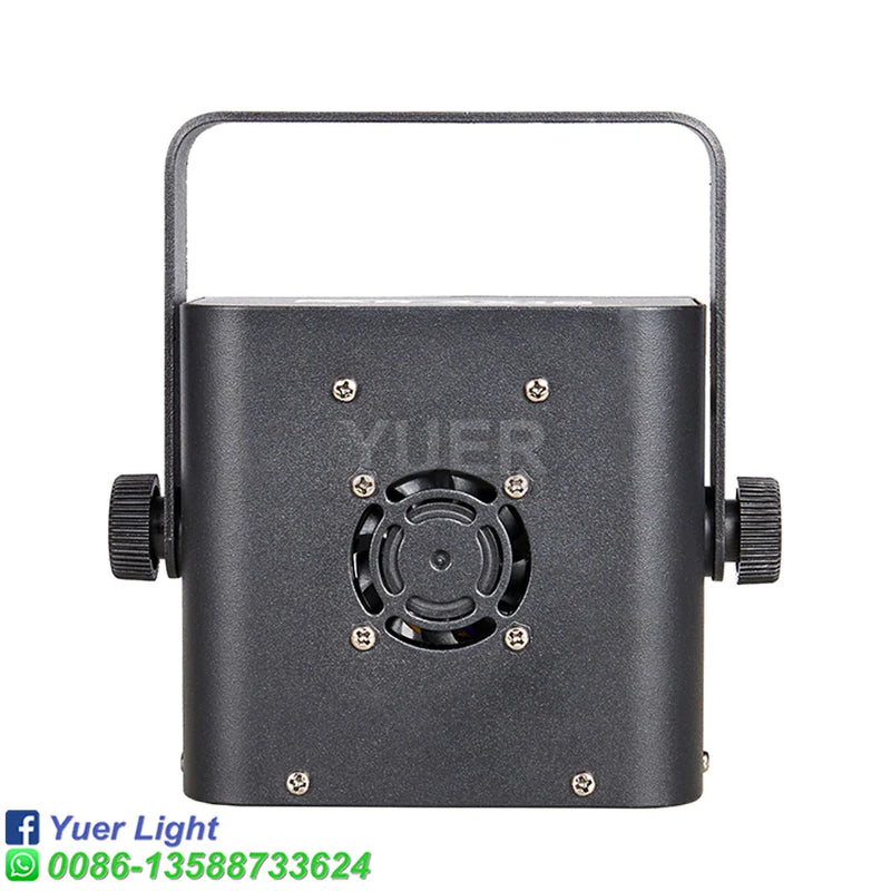 Afralia™ Mini Aluminum Shell 4X10W LED RGBW Par Light with Dyeing Effect