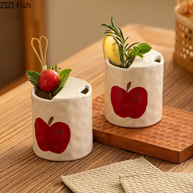 Afralia™ Bowknot Pattern Porcelain Coffee Mug, Cute Cartoon Design, Ideal for Tea and Juice.