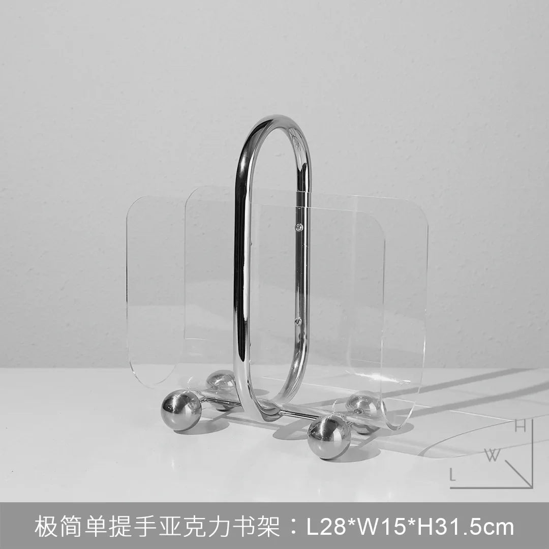 Afralia™ Desktop Bookshelf Organizer for Home Office Decoration