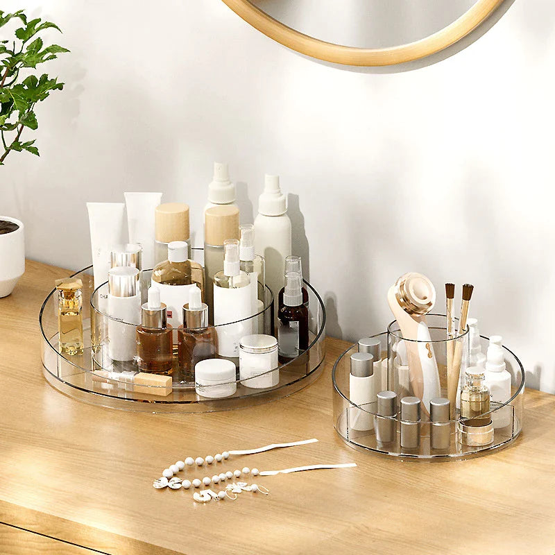 Afralia™ Acrylic Makeup Organizer for Cosmetics Brushes Home Organization