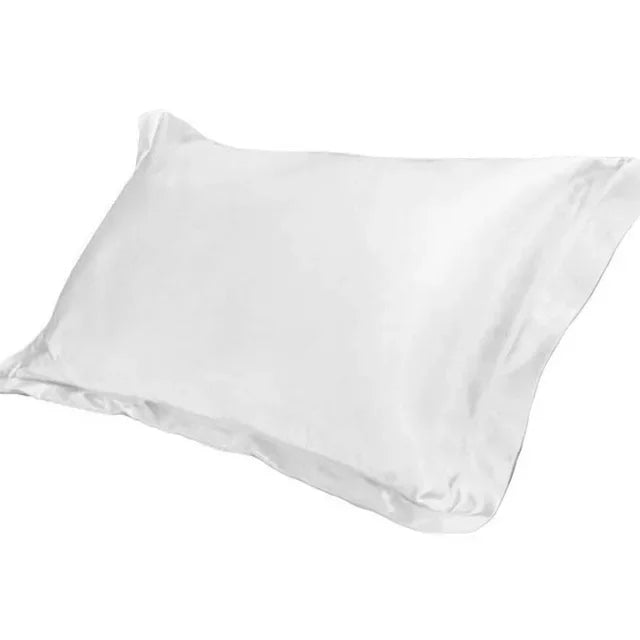 Afralia™ Soft Satin Pillowcase Set of 1, 48x74cm, Pure Emulation Silk, Solid Color