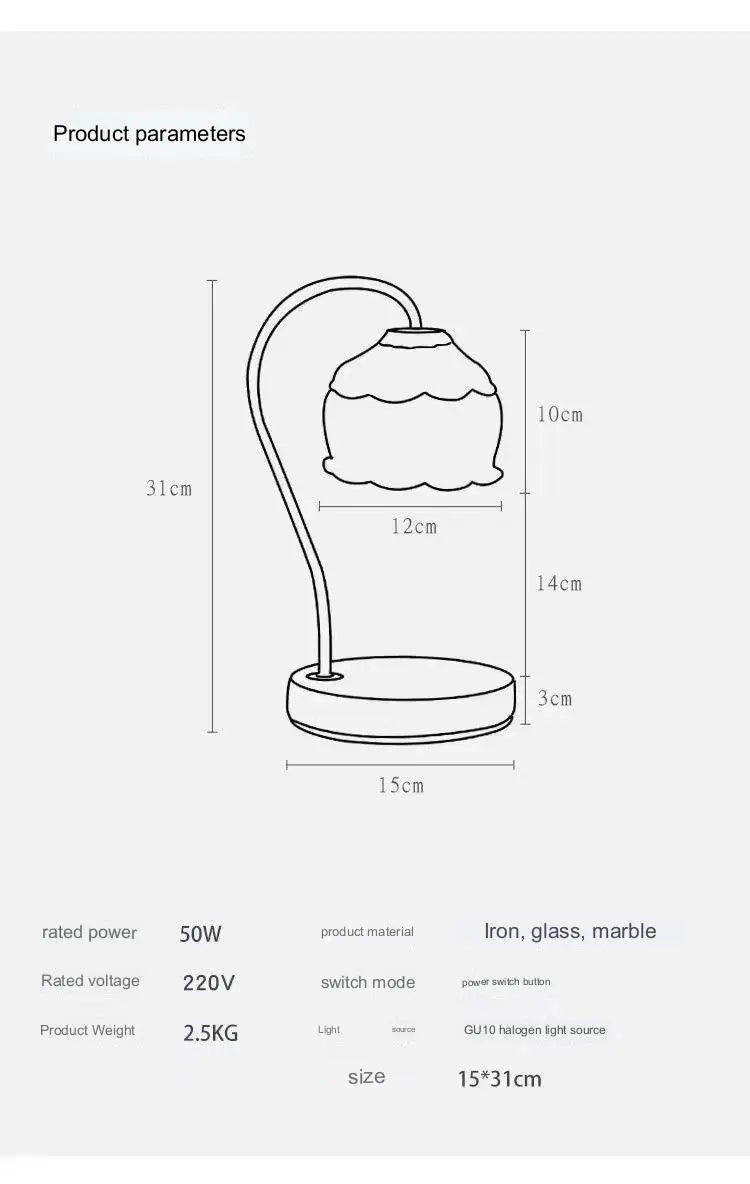 Afralia™ Retro Aromatherapy Wax Melting Lamp for Smokeless Fragrance Expansion