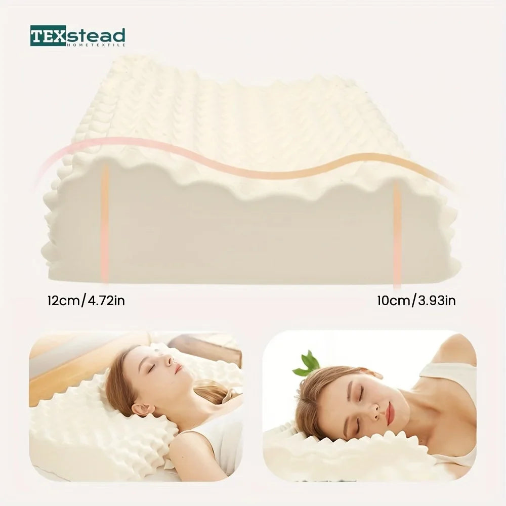 Afralia™ Latex Massage Pillow for Sleeping - Orthopedic Memory Foam Pillow