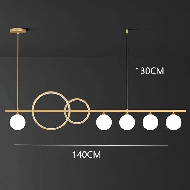 Afralia™ Modern Chandeliers: Dining Room Pendant Light Hanging Ceiling Lamps