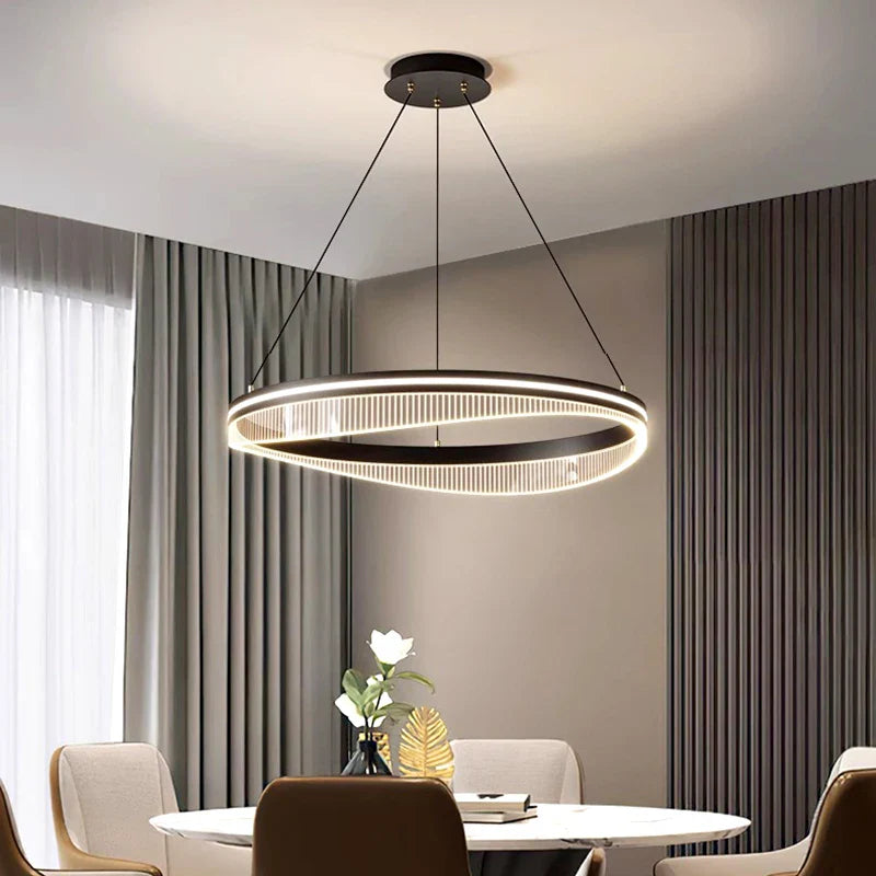 Afralia™ Modern Pendant Chandelier for Living Room Ceiling Lighting