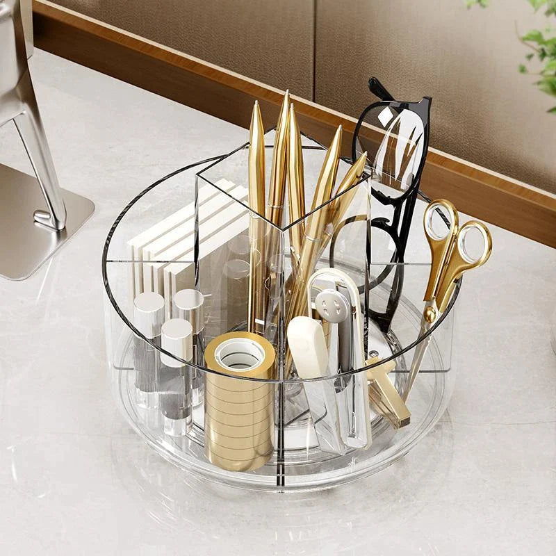 Afralia™ Acrylic Makeup Organizer for Cosmetics Brushes Home Organization
