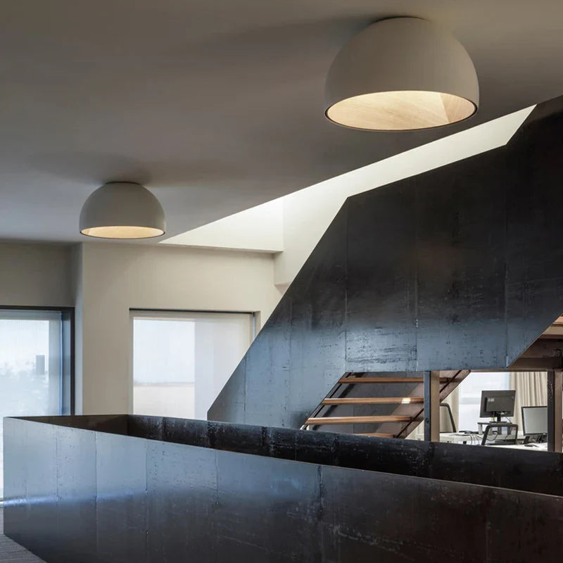 Afralia™ Cream Wind LED Ceiling Chandelier for Minimalist Living Spaces