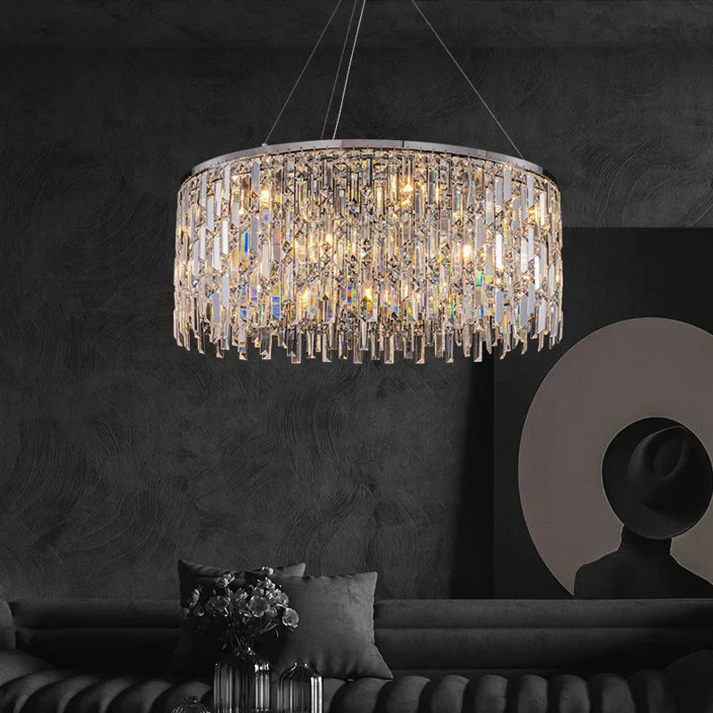 Afralia™ Luxury Chandeliers Living Room Ceiling Pendant Light Fixture