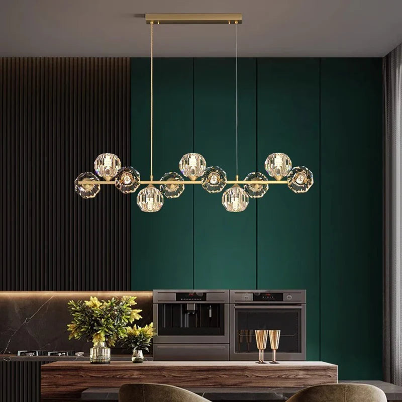 Afralia™ Modern LED Pendant Light Chandeliers for Living Room and Dining Room