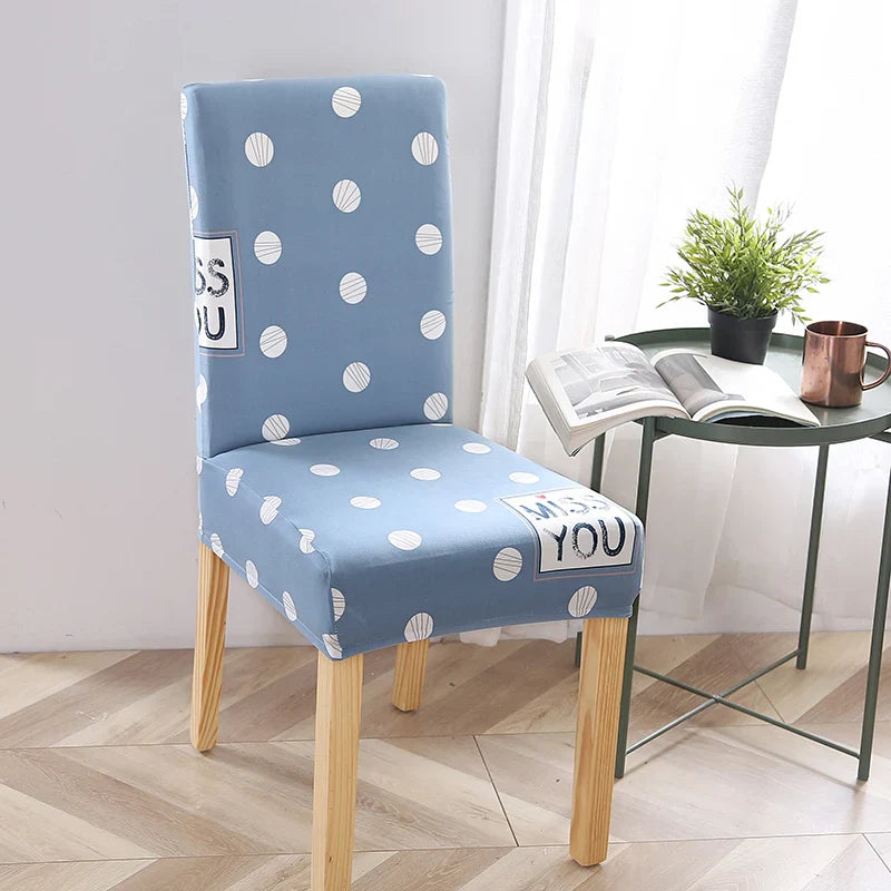 Afralia™ Stretch Print Chair Cover - Elastic Seat Slipcover