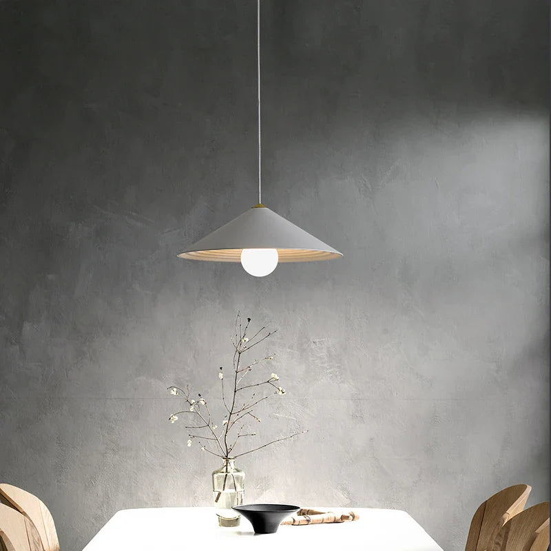 Afralia™ Tapered Pulley LED Pendant Lights for Living Room, Dining, and Bar