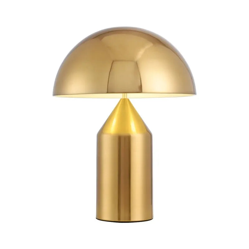 Afralia™ Atollo Metal LED Table Lamp | Mushroom Design for Desk, Bedroom, Living Room