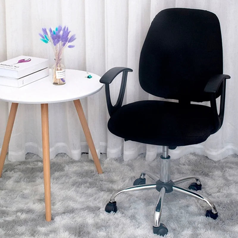 Afralia™ Printed Spandex Chair Cover: Universal Office Chair Protector for Comfort and Style