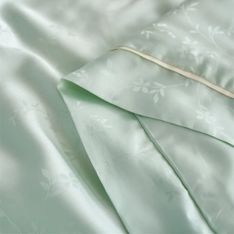 Afralia™ Luxury Mulberry Silk Cooling Blanket or Lyocell Summer Quilt Queen Duvet