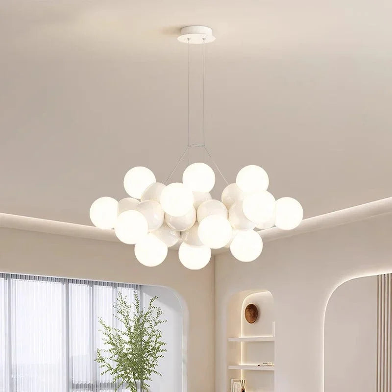 Afralia™ Elegant Chandelier Dining Room Pendant Light Fixture Ceiling Lamps