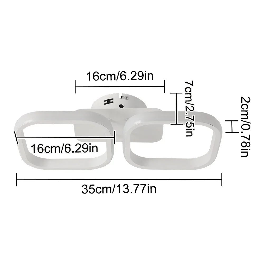 Afralia™ Acrylic LED Ceiling Lamp: Modern Nordic Chandelier for Living Dining Room & Aisle