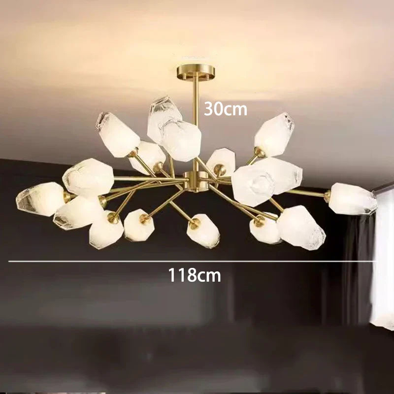 Afralia™ Modern Ceiling Chandelier for Dining Room Living Room Indoor Lighting