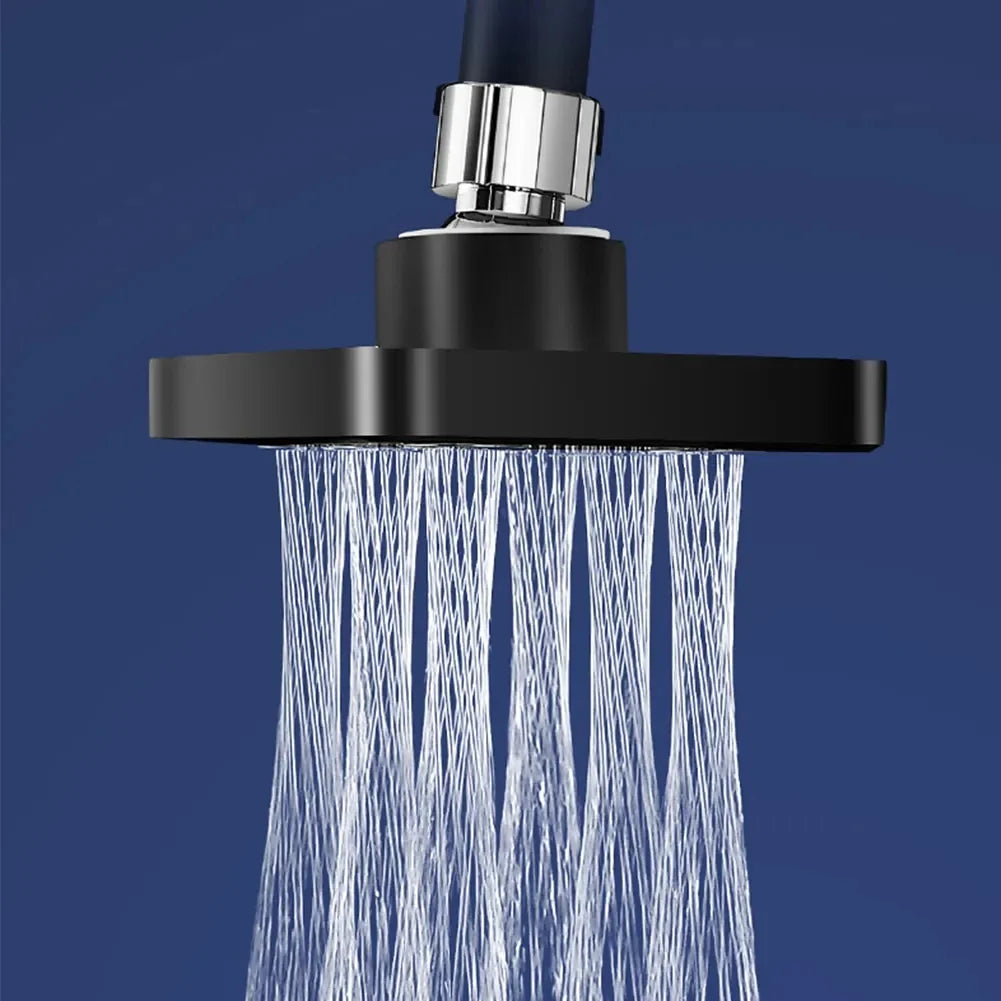 Afralia™ High Pressure Rainfall Showerhead - 360 Degree Rotatable Filter Faucet Tap
