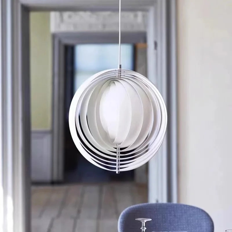 Afralia™ Designer Moon LED Chandelier Nordic Art Hanging Lights